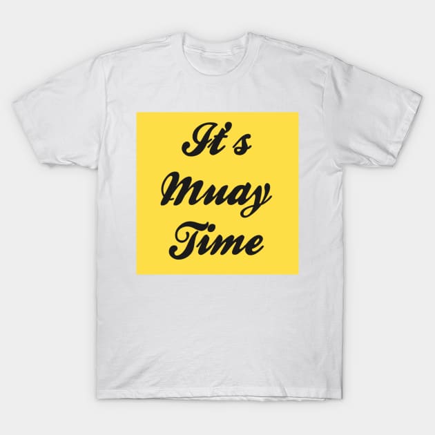 Muay Thai Yellow T-Shirt by marisaj4488